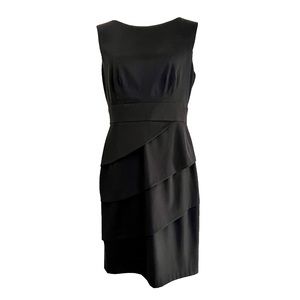 connected apparel Black Knee-length Sleeveless Dress - 10
